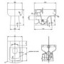 GRADE A1 - Delta Back to Wall Toilet with Soft Close Seat