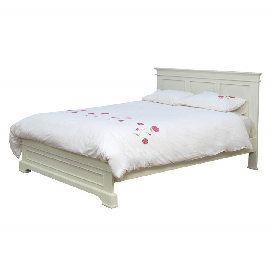 Wilkinson Furniture Deauville Solid Pine Double Bed Frame in Ivory