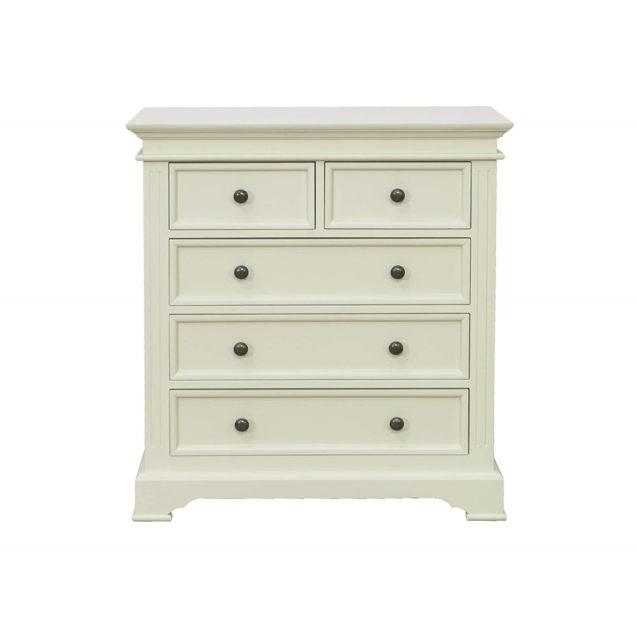 Wilkinson Furniture Deauville Solid Pine 3+2 Chest in Ivory