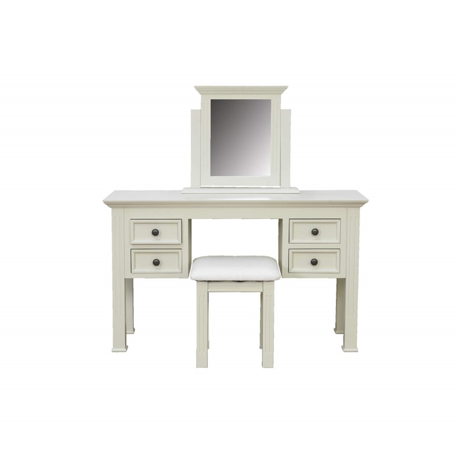 Wilkinson Furniture Deauville Solid Pine Dressing Table and Stool in Ivory