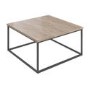 Square Beige Travertine Effect Coffee Table - Demi