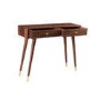 Narrow Mango Wood Console Table with Drawers - Dejan
