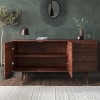 Large Solid Mango Wood Sideboard with Drawers - Dejan