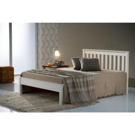 Birlea Furniture Denver King Size Bed In Ivory