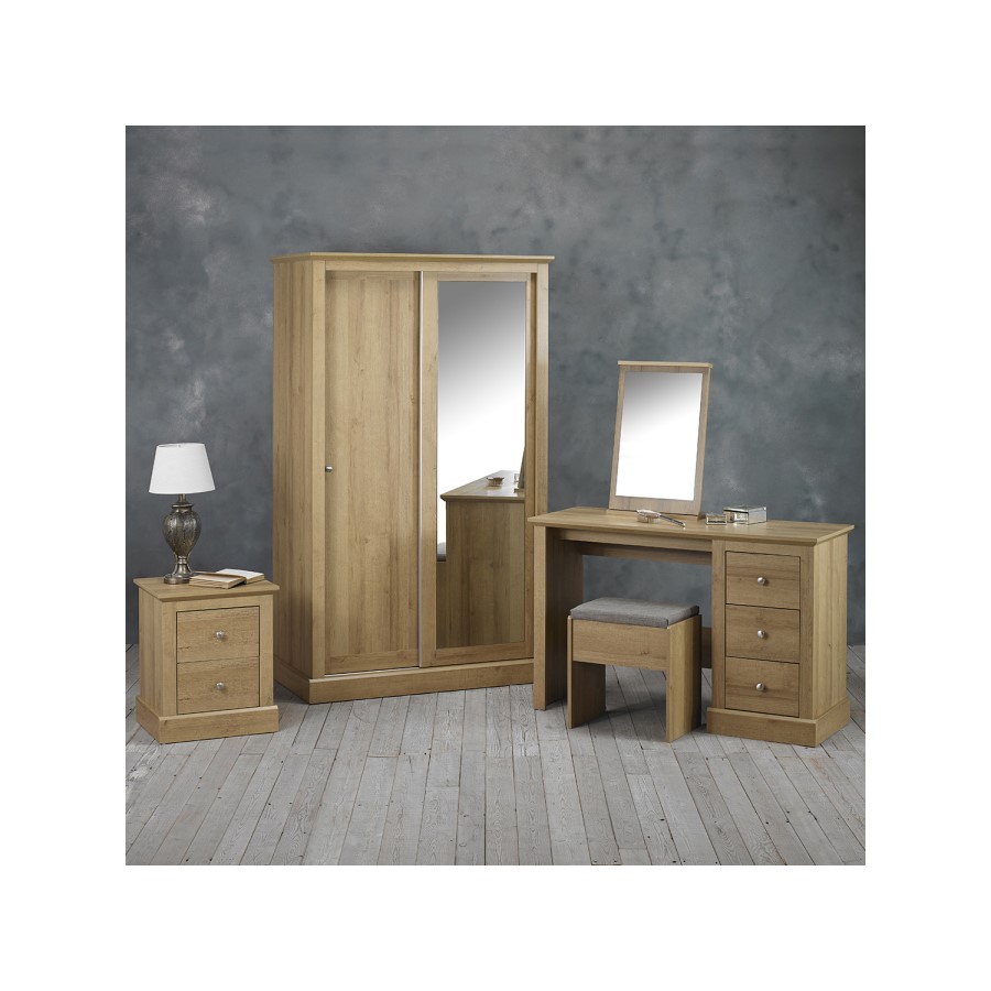 LPD Oak Dressing Table Set - Devon