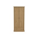 DEVROBE2DOAK Oak 2 Door Double Wardrobe with Drawer - Devon 