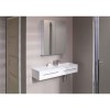 White Wall Hung Bathroom Vanity Unit &amp; Basin - W995mm