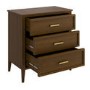 Walnut Chest of 3 Drawers - Delilah