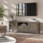 Large Dark Wooden TV Stand with Storage - TV's up to 65" - Delilah