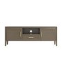 Large Dark Wooden TV Stand with Storage - TV's up to 65" - Delilah