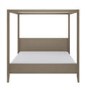 Super King Four Poster Bed Frame in Dark Wood - Delilah