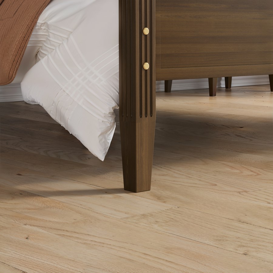 Double Four Poster Bed Frame in Walnut - Delilah