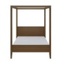 Double Four Poster Bed Frame in Walnut - Delilah