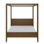 King Size Four Poster Bed Frame in Walnut - Delilah