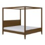Super King Four Poster Bed Frame in Walnut - Delilah