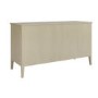 Wide Light Wood Chest of 6 Drawers - Delilah 