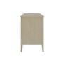 Wide Light Wood Chest of 6 Drawers - Delilah 