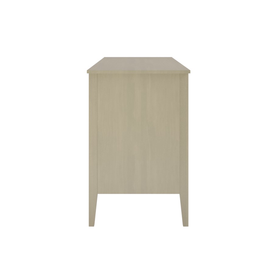 Wide Light Wood Chest of 6 Drawers - Delilah 