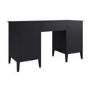 Black Office Desk with Drawers - Delilah 