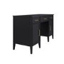Black Office Desk with Drawers - Delilah 