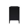 Black Office Desk with Drawers - Delilah 