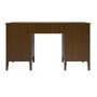 Walnut Office Desk with Drawers - Delilah 