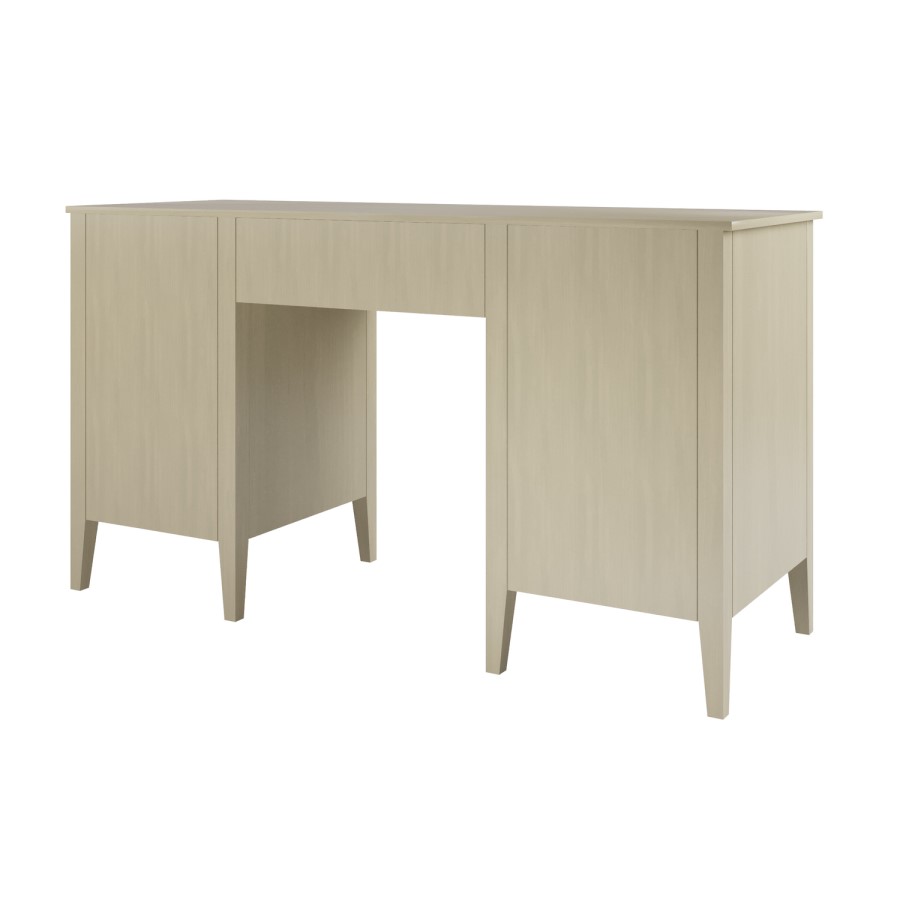 Light Wood Office Desk with Drawers - Delilah 