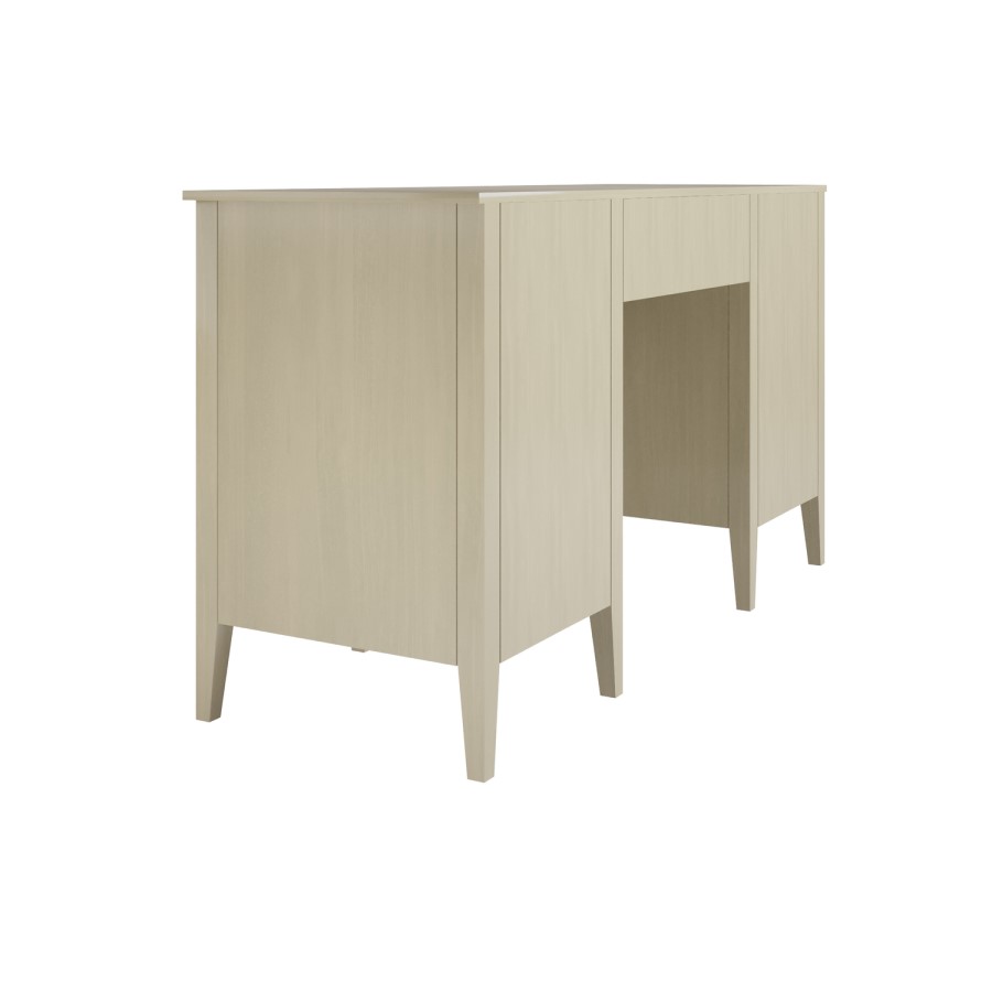 Light Wood Office Desk with Drawers - Delilah 