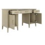 Light Wood Office Desk with Drawers - Delilah 