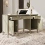 Light Wood Office Desk with Drawers - Delilah 
