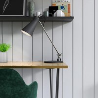 Black Adjustable Desk Lamp - Grantley Black Adjustable Desk Lamp - Grantley