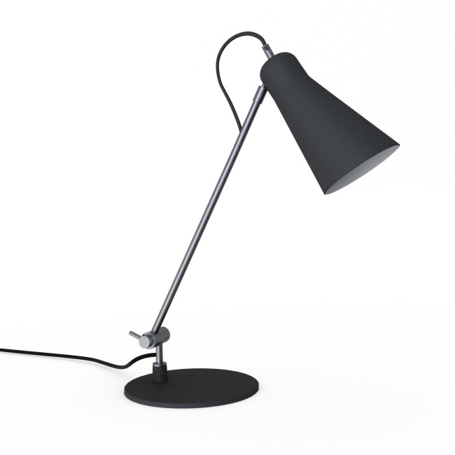 GRADE A1 - Box Opened Grantley Black Adjustable Desk Lamp
