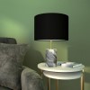 Black &amp; Grey Marble Table Lamp - Shipton