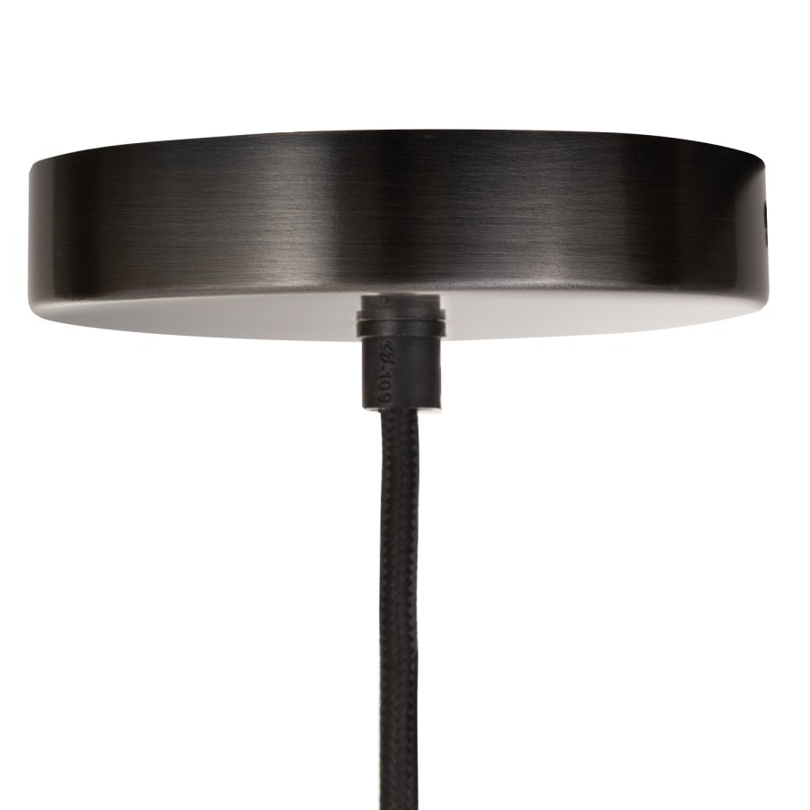 Silver Square Hoop Pendant Light - Alma