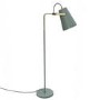 GRADE A2 - Floor Lamp in Green - Industrial - Beaumont