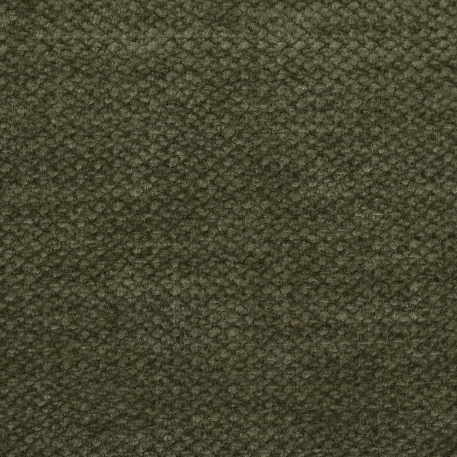 Green Chenille Double Ottoman Bed with Pillow Headboard - Dune