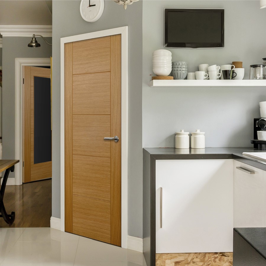Oak Prefinished 5 Panel Ladder Internal Door - 1981 x 762 x 35mm - Cotswold 