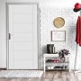 White Primed 7 Panel Fire Door - 1981 x 610 x 44mm - Corsica