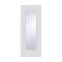 White Primed Glass Panel Glazed Door - 1981 x 762 x 35mm - Corsica 