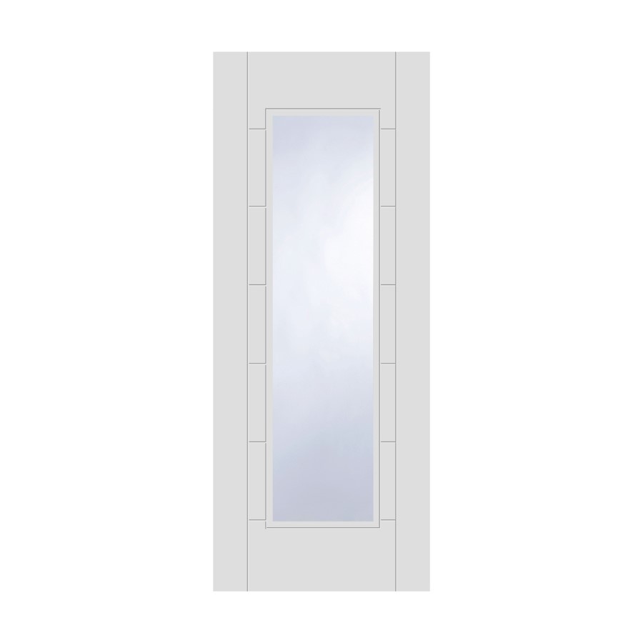 White Primed Glass Panel Glazed Door - 1981 x 762 x 35mm - Corsica 