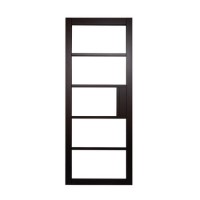 Black Glass Panel Crittall Effect Glazed Door - 1981 x 762 x 35mm - Venice 