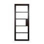Black Glass Panel Crittall Effect Glazed Door - 1981 x 762 x 35mm - Venice 