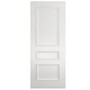 White Primed 3 Panel Internal Fire Door - 1981 x 610 x 44mm - Mayfair