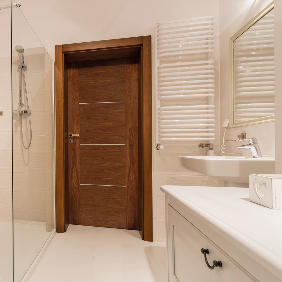 Walnut Nova Fire Door Prefinished - 1981 x 610 x 44mm