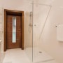 Walnut Nova 1  Light Clear Glazed Fire Door Prefinished - 1981 x 686 x 44mm