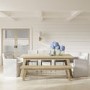 Large Oak Dining Bench - Seats 3 - Bourton