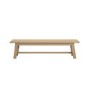 Large Oak Dining Bench - Seats 3 - Bourton