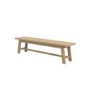 Large Oak Dining Bench - Seats 3 - Bourton