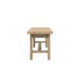 Large Oak Dining Bench - Seats 3 - Bourton