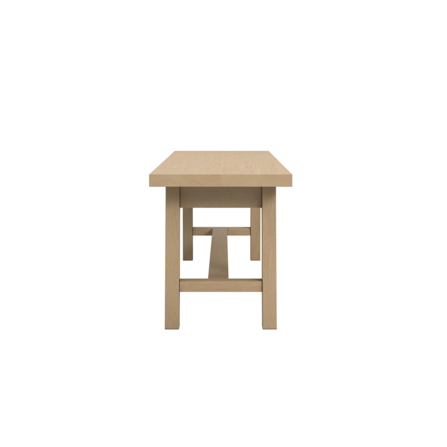 Large Oak Dining Bench - Seats 3 - Bourton